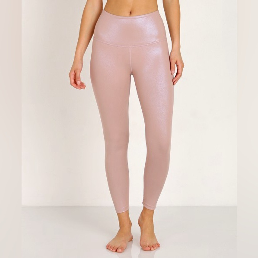 Beyond Yoga Metallic Blush High-Waist Leggings - Picture 2 of 8